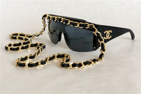 chanel sunglasses chain side|chanel sunglasses price.